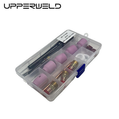 Добиться идеальных TIG сварки с UPPERWELD 29PCS TIG сварные факелы аксессуары и газовые линзы