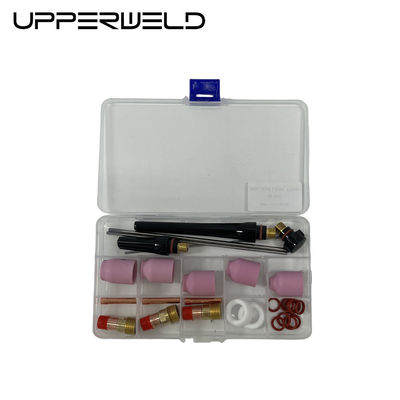 Добиться идеальных TIG сварки с UPPERWELD 29PCS TIG сварные факелы аксессуары и газовые линзы